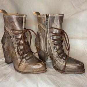 Bed Stu Lace Up Cobbler Izetta Booties